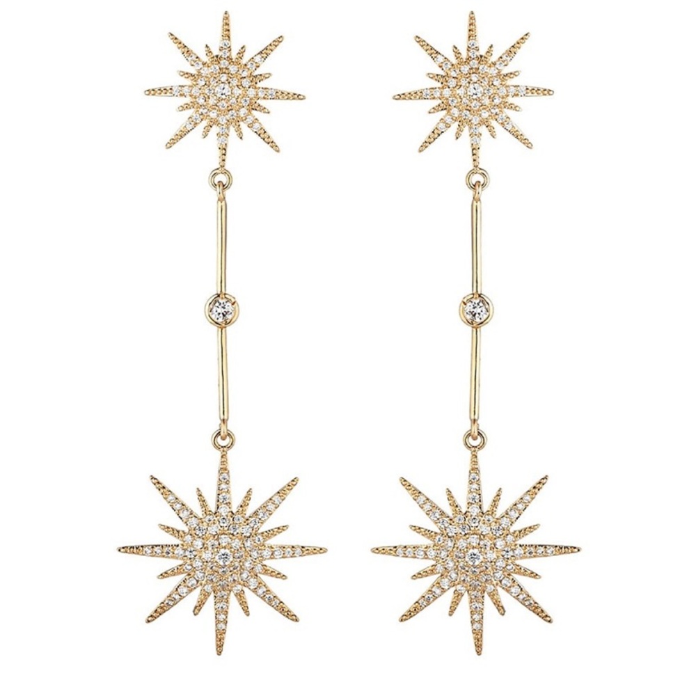 Eye Candy LA North Star drop earrings